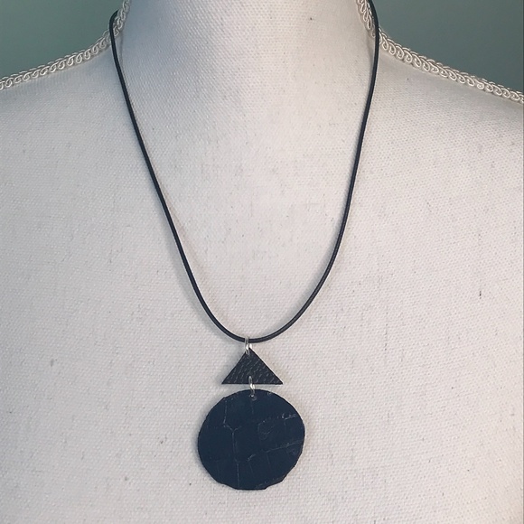 2-PIECE SET ❤️BLUE REVERSIBLE Handmade Lea… - Picture 2 of 8